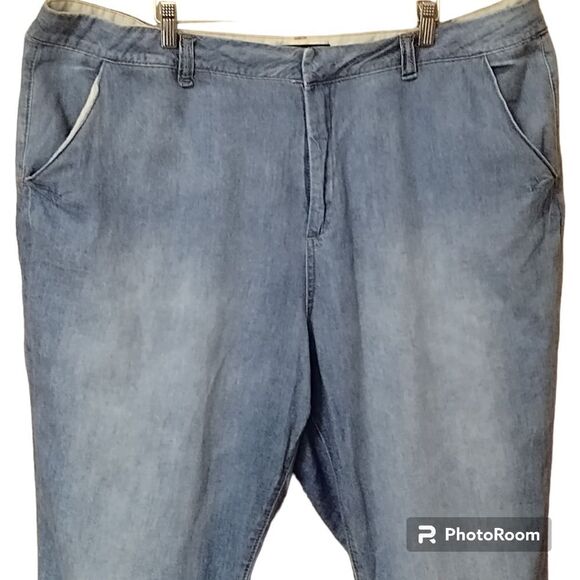 Rue 21 Plus Lightweight Elastic Ankle Jeans Sz 20 - Picture 2 of 6